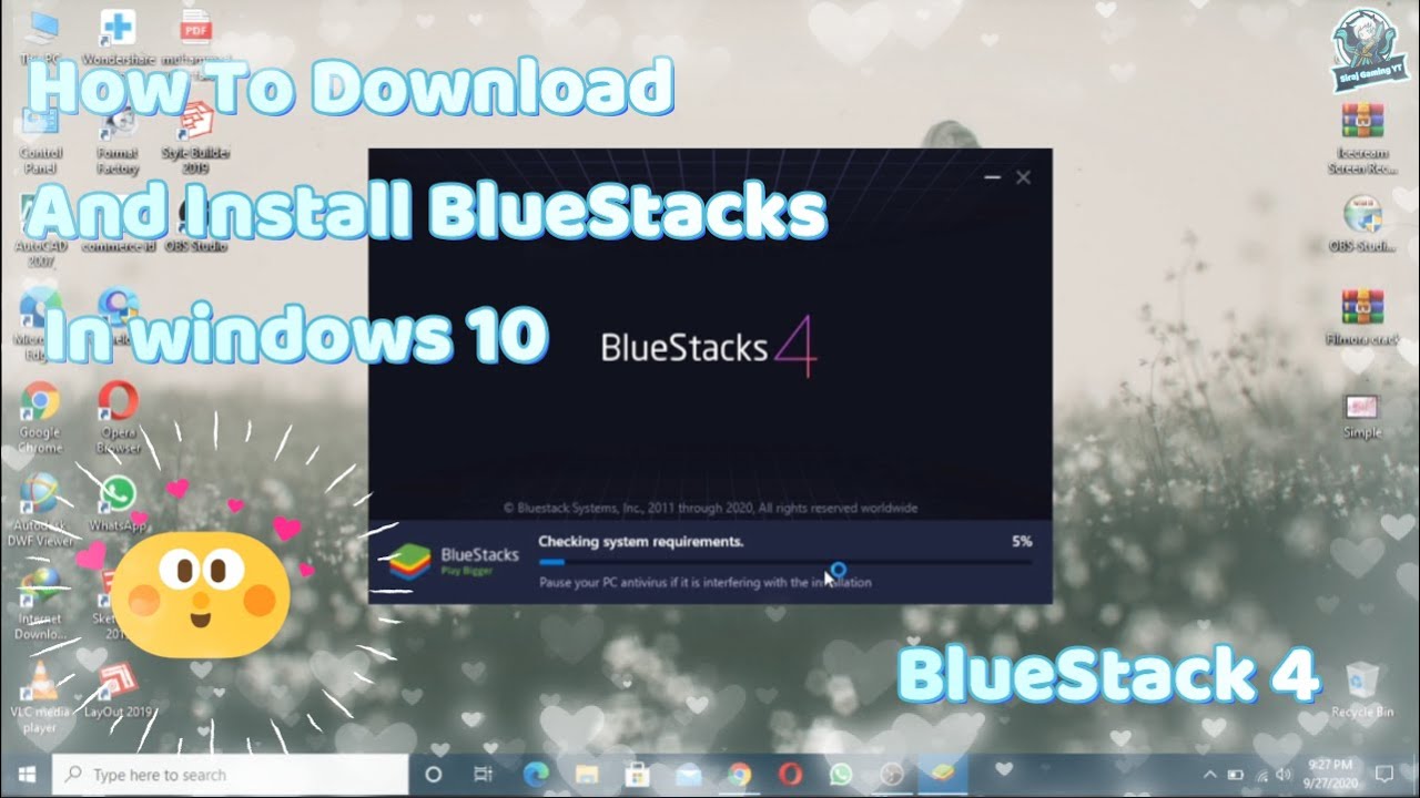 How to Download and Install Bluestacks 4 On Windows 10 { 2020 } - YouTube
