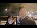 Walk along the Han river with my mom after midnight as soon as New Year 2024 엄마와 한강 강변 산책 : 새해 자정