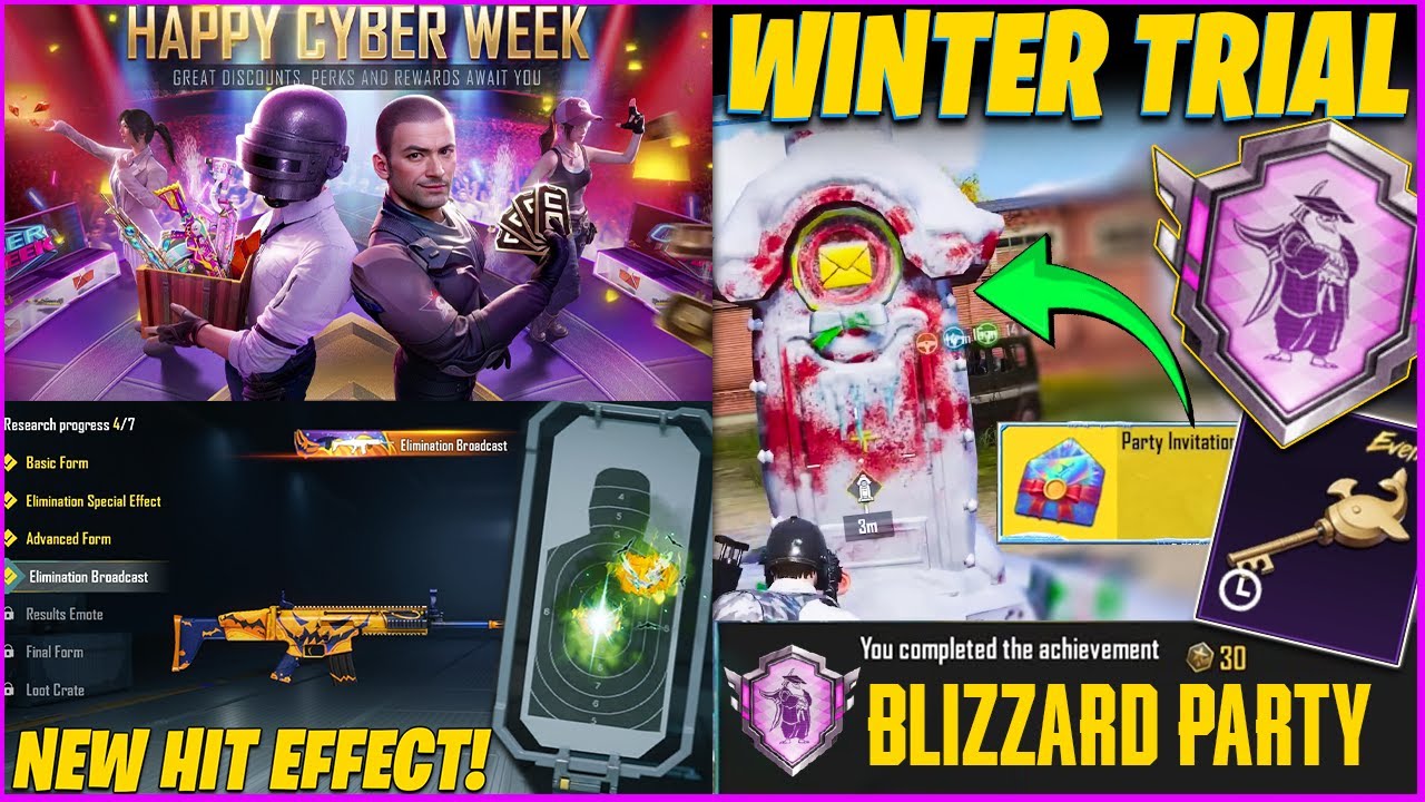 🔥 4.1 WINTER TRIAL CHALLENGE COMPLETE GUIDE! | FREE BLIZZARD PARTY ACHIEVEMENT | CYBER WEEK REVEAL.