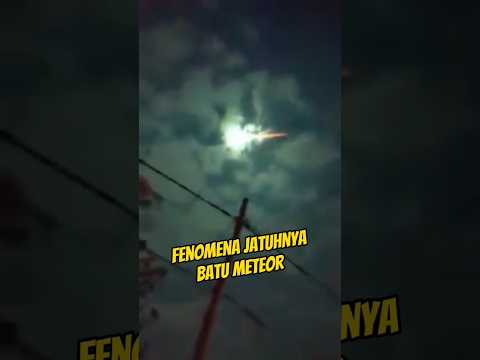 meteor jatuh di indonesia