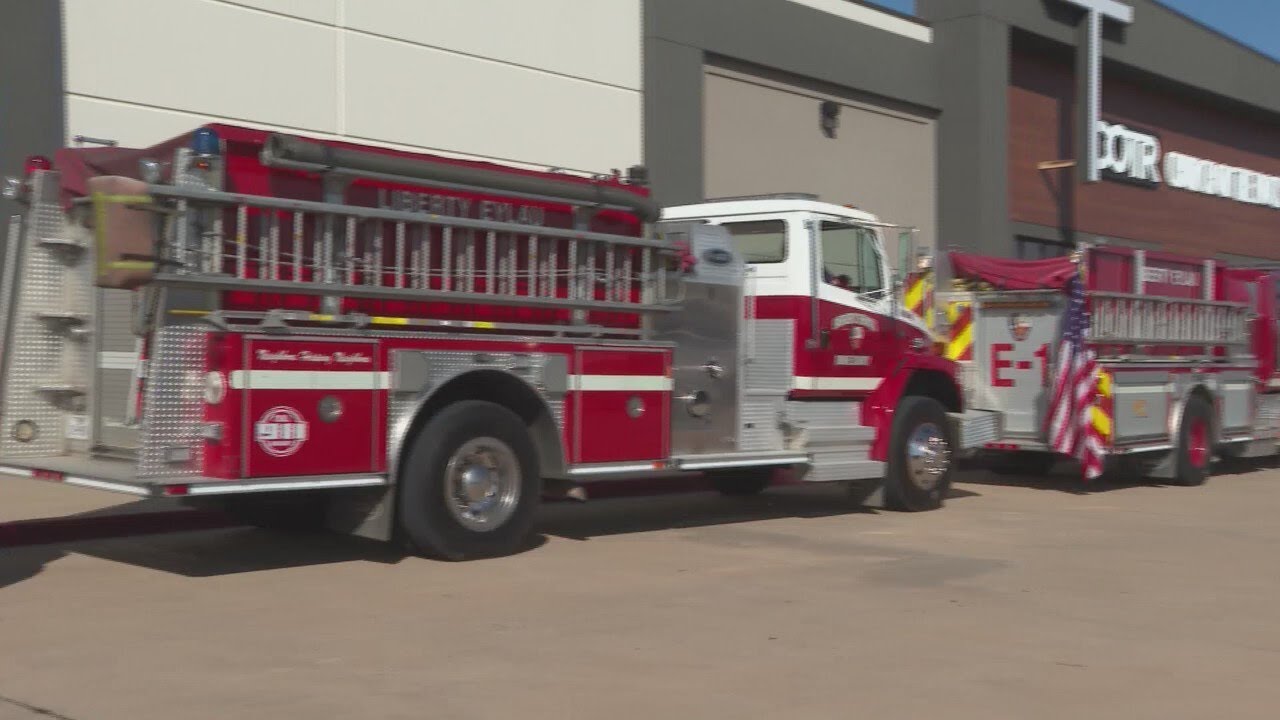 Funeral for former Liberty-Eylau Volunteer Fire Dept. chief "Benny" Cornelius