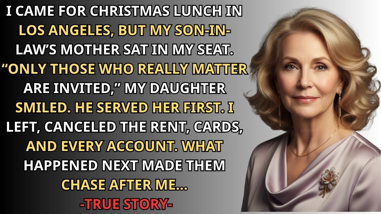 Я пошёл на рождественский обед. Моё место заняла мама моего зятя: «Приоритеты», — сказала она.