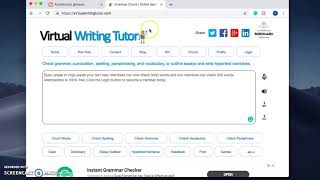 Virtualwritingtutor.com Tutorial