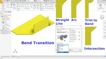 Autodesk Inventor 2023 Sheet metal Bend Transition