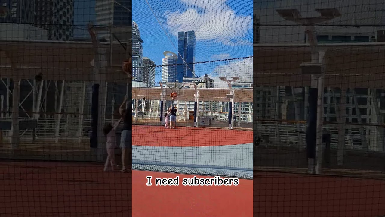 Disney Wonder - Cruise Sport Center Deck,  Please like and subscribe #robloxs #trends #shorts