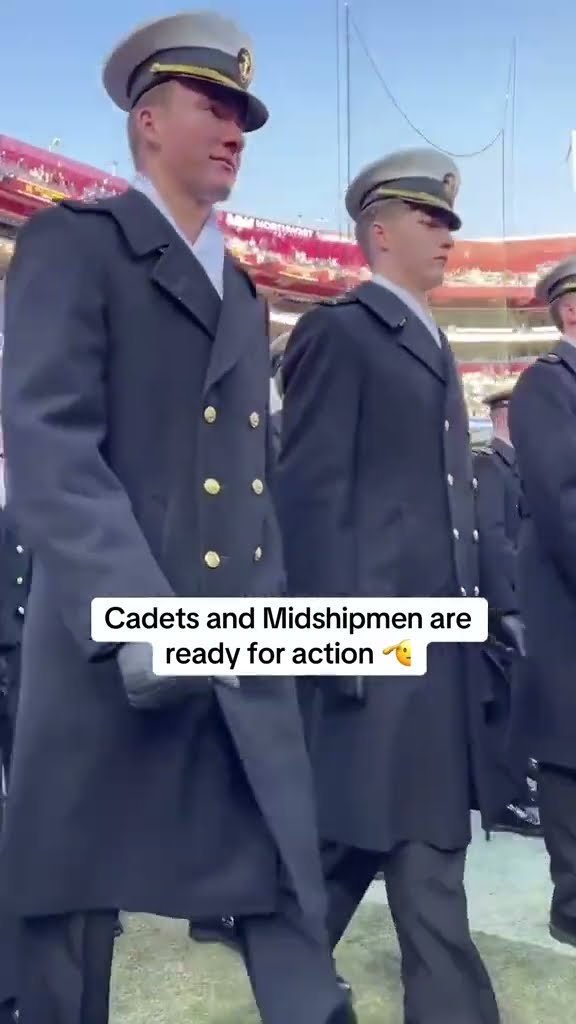 Both Army and Navy for ready for the big game‼️