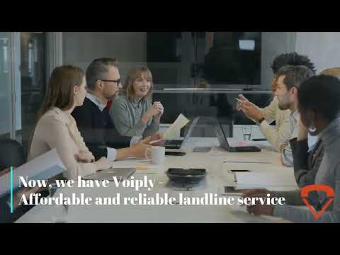 Affordable and reliable landline - Voiply - video from VoIPLy