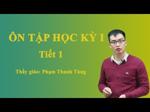 Ôn tập học kì I – Môn hóa lớp 11 – Phần I – Thầy Phạm Thanh Tùng
