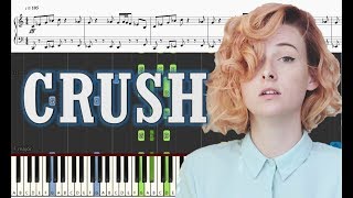 Tessa Violet - Crush - Piano Tutorial w/ Sheets chords