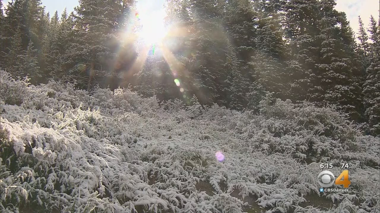 newspaper mockup First Snow Of Season Snow Falls In High Elevations