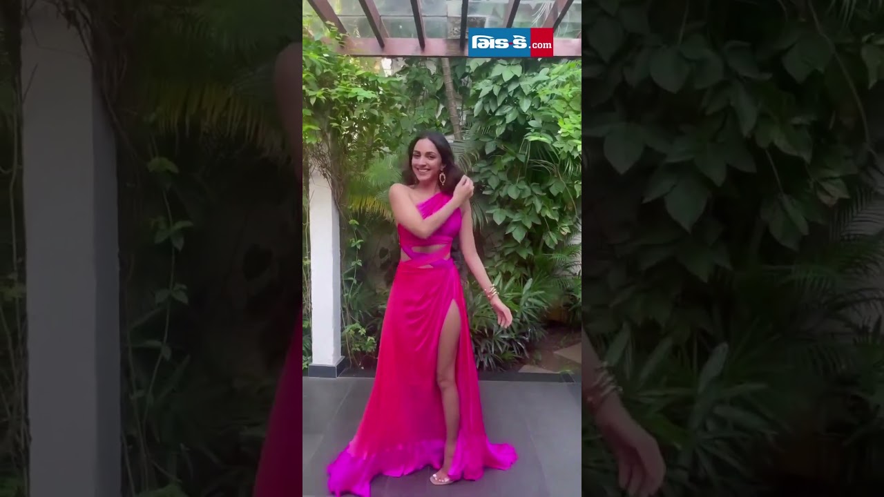 Kiara Advani in a pink cut-out dress has a blast at sister Ishita Advani's  wedding festivities - YouTube