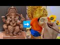 Mitti ke Ganpati ji | How to colour ganesh murti | Homemade Eco friendly ganesh idol