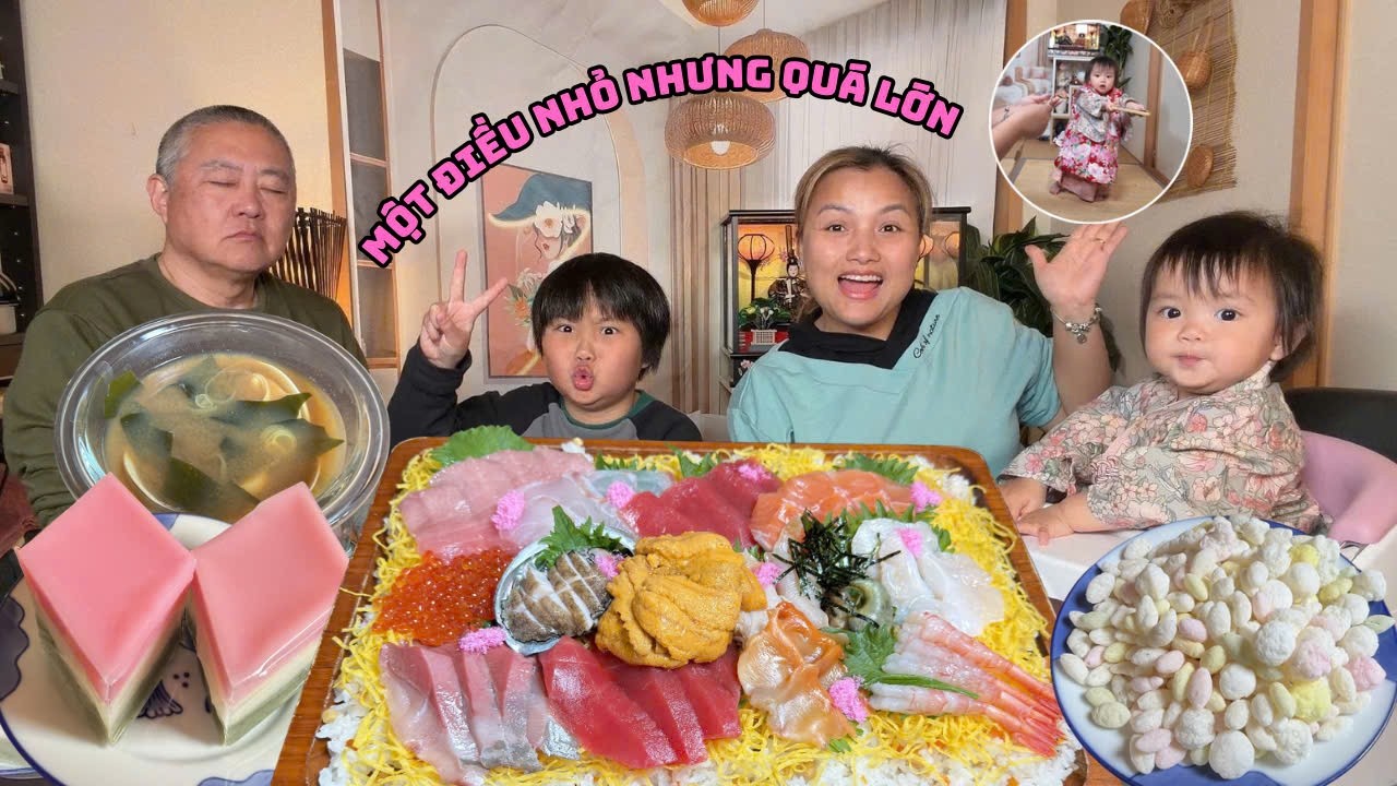 Cả nhà ăn mừng ngày đặc biệt 3-3, nhưng cuối video mới là khoảnh khắc khiến Q ko nói nên lời