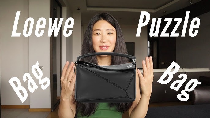 LOEWE SMALL PUZZLE BAG HONEST REVIEW  What fits, mod shots, and would I  recommend it? 🤎🤎🤎 