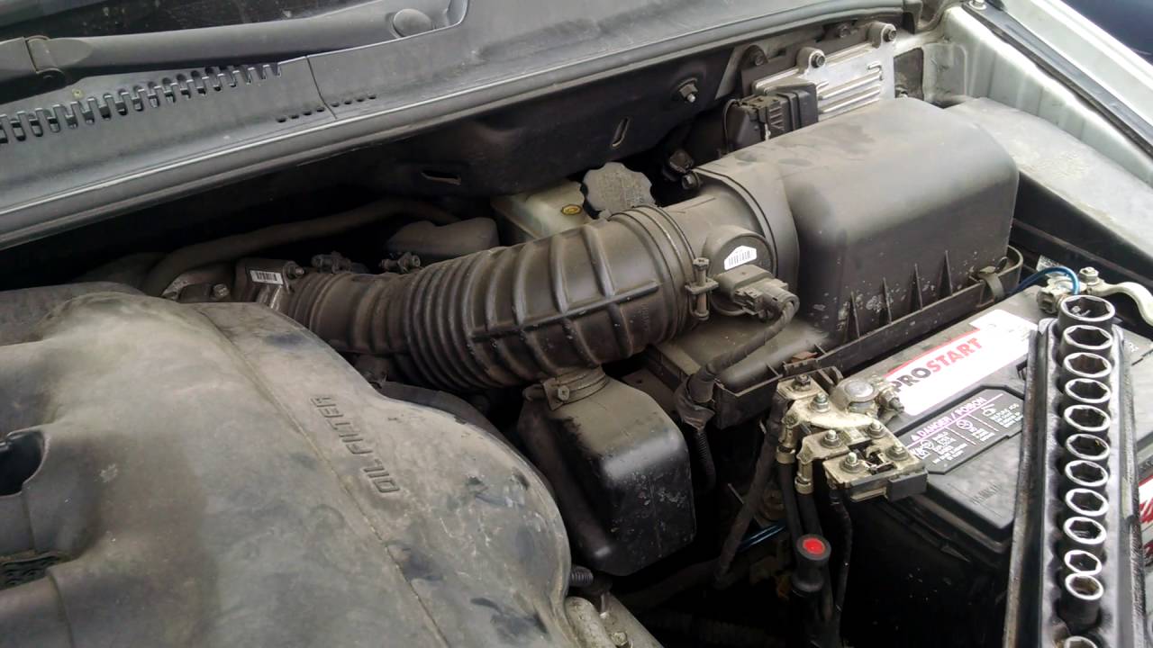 2009 Kia Sedona oil filter housing location YouTube