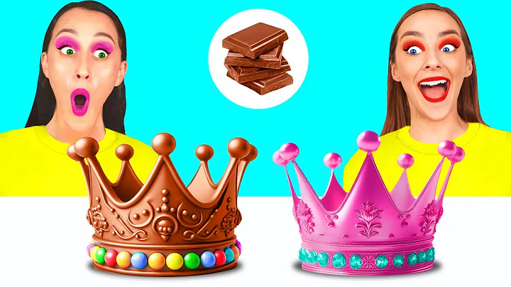 Real Food vs Chocolate Food Challenge | Amazing Cooking Hacks by DaRaDa Best