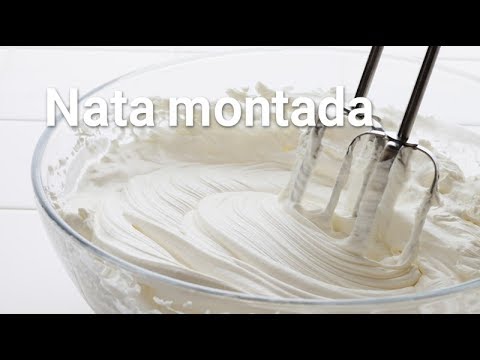 Vídeo: Com Muntar Nata De Nata