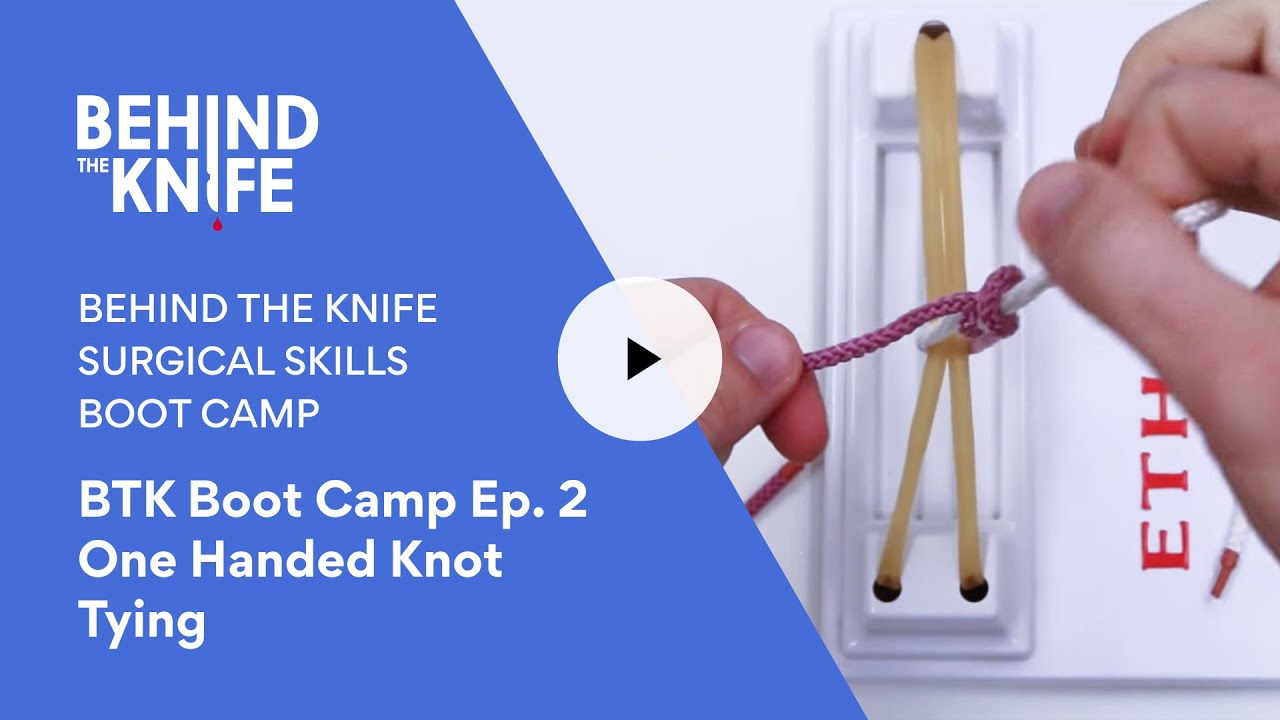BTK Boot Camp Ep. 2 One Handed Knot Tying YouTube