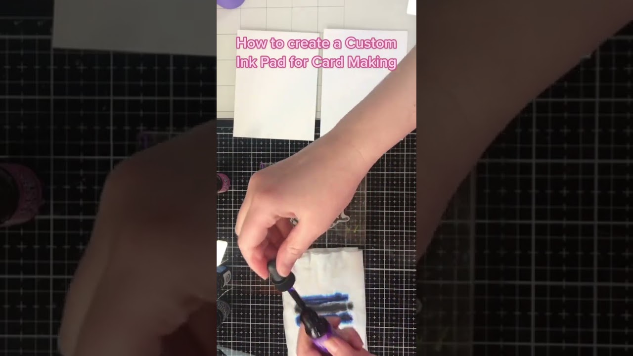 Create a Custom ink pad for Card Making 