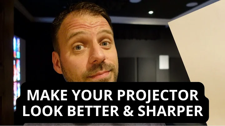 Make Your Home Theater Projector Look Better | Focus Trick for Textured Screens