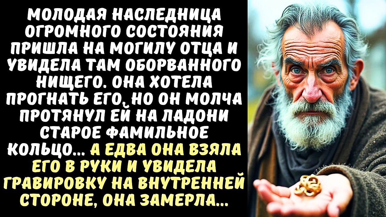 БОГАЧКА пришла на могилу отца и увидела НИЩЕГО, но когда он протянул ей КОЛЬЦО, она замерла…