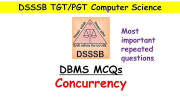 Concurrency| DBMS MCQs | NET|GATE|ISRO