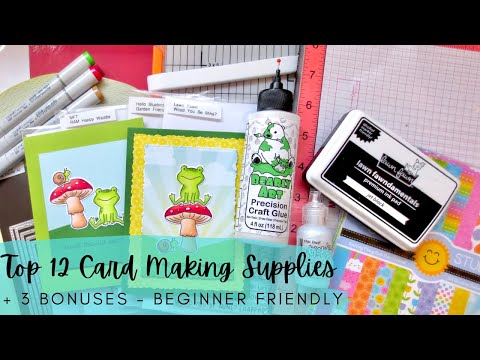 12 Must-Have Supplies for Card Making - Crafts 101