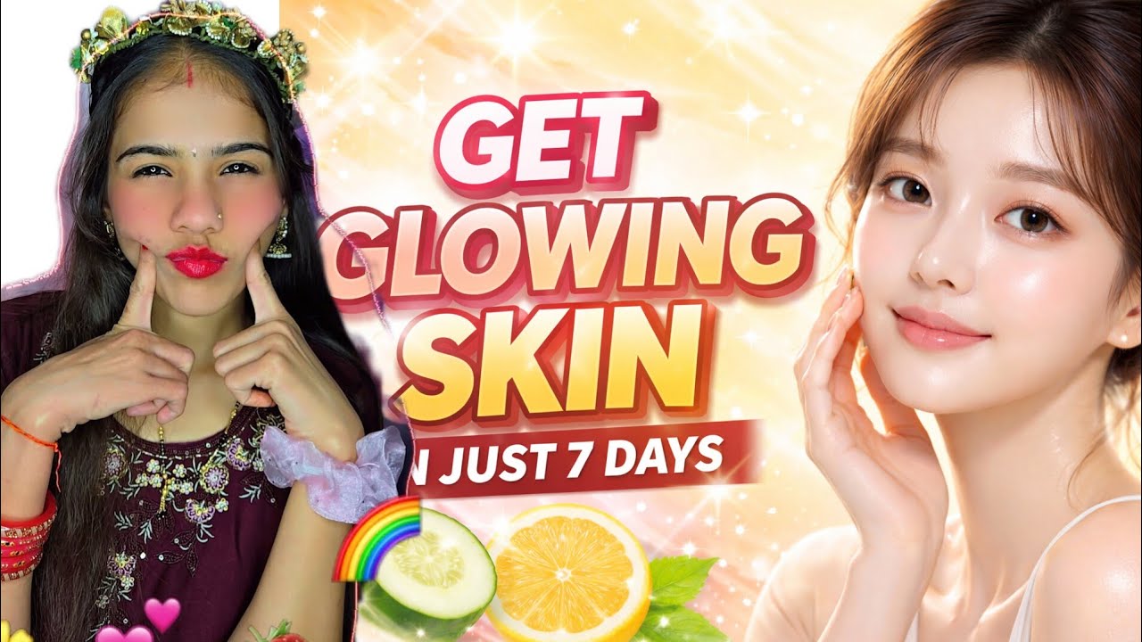 How to Get Glowing & Clear Skin at Home With Home Remedies Week - 1 # ...