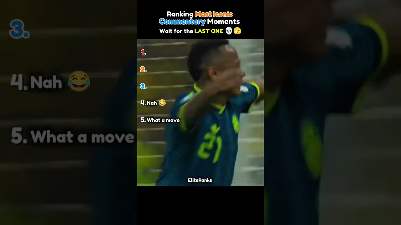 Ranking the Most Iconic Commentary Moments 🔥 by EliteRanks