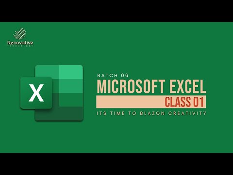 Microsoft Excel Class 01 || Batch 6 || R-Tech || Bangla Tutorial || Live Class