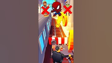 Subway Surfers : Jake VS Spiderman VS Tagbot #shorts #subwaysurfers #gaming