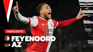 90+2: DESSERS DOET HET WEER! | Highlights Feyenoord - AZ | Eredivisie 2021-2022