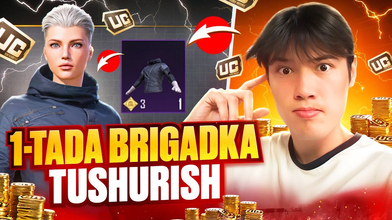 QANDAY QILIB ?🤔 1-tada BRIGADKANI TUSHURISH 🔥😱 - PUBG MOBILE !!!