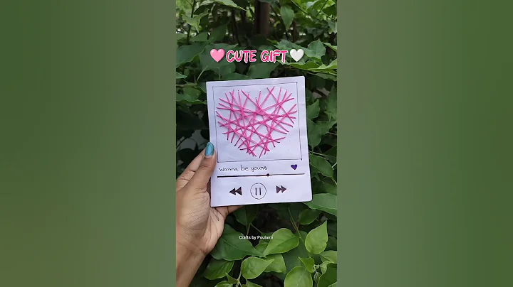 DIY cute gift series ep 5 🩷 | Playlist card ♡ |#artandcraft#handmadegift#diy#cutegift#shorts#ytfeed