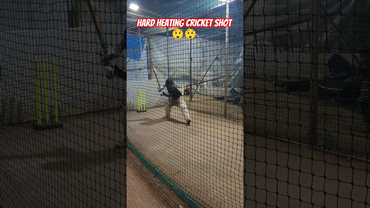 Mastering Cricket Batting in the Nets (VIRAL) 