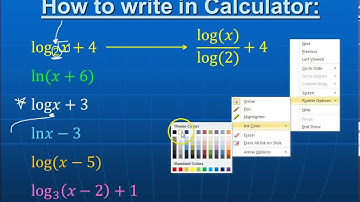Algebra II - 7.4 Logarithmic Functions (Day 2)