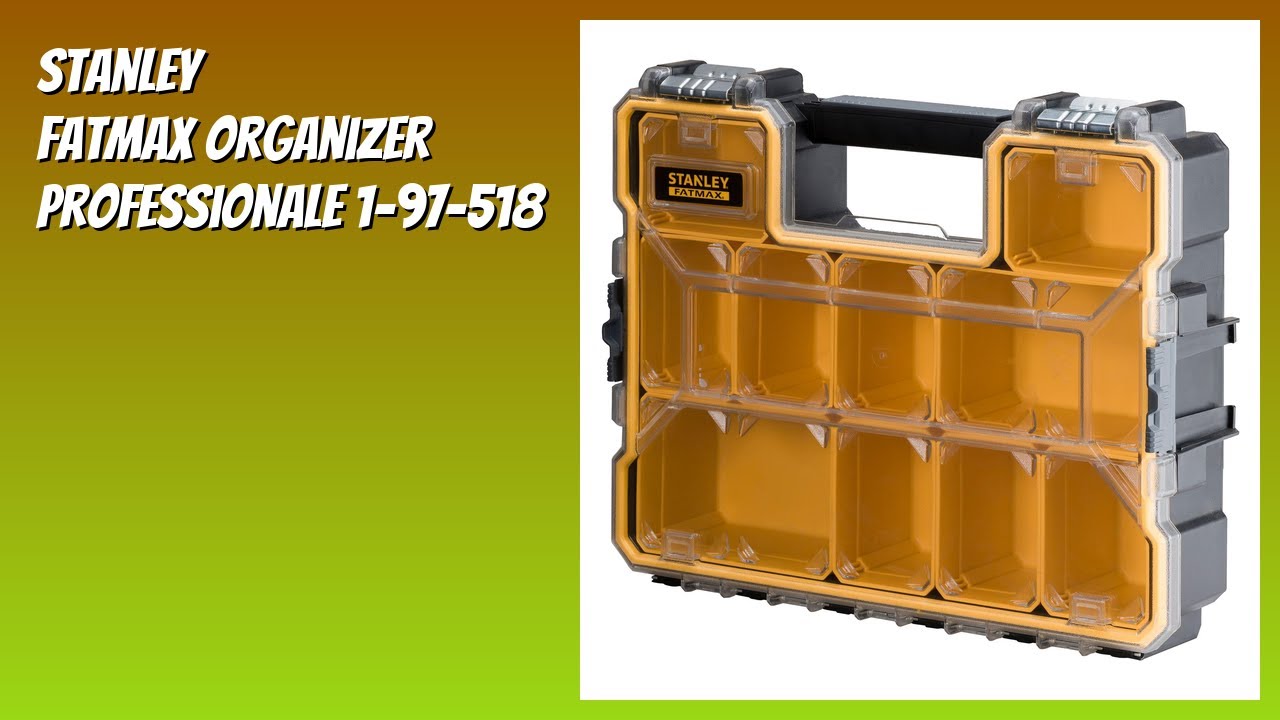 RECENSIONE (2026) : Stanley FatMax Organizer Professionale 1-97-518. DETTAGLI