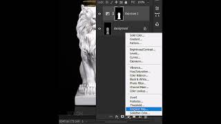 How to convert normal statues into golden statue easily in photoshop 2022 #shorts #photoshop