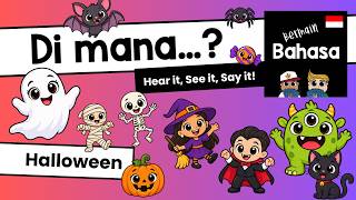 🇮🇩 Di Mana? | Hear it, See it, Say it! Halloween in Indonesian screenshot 2
