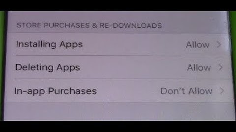 How to STOP In app Purchases on iOS 12.1.2