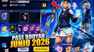 🔥 PASE BOOYAH DE JUNIO 2026 DE FREE FIRE NUEVO PASE ELITE FF LATAM COMPLETO