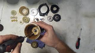 Saeco Jura Complete rebuilding of a coffee grinder