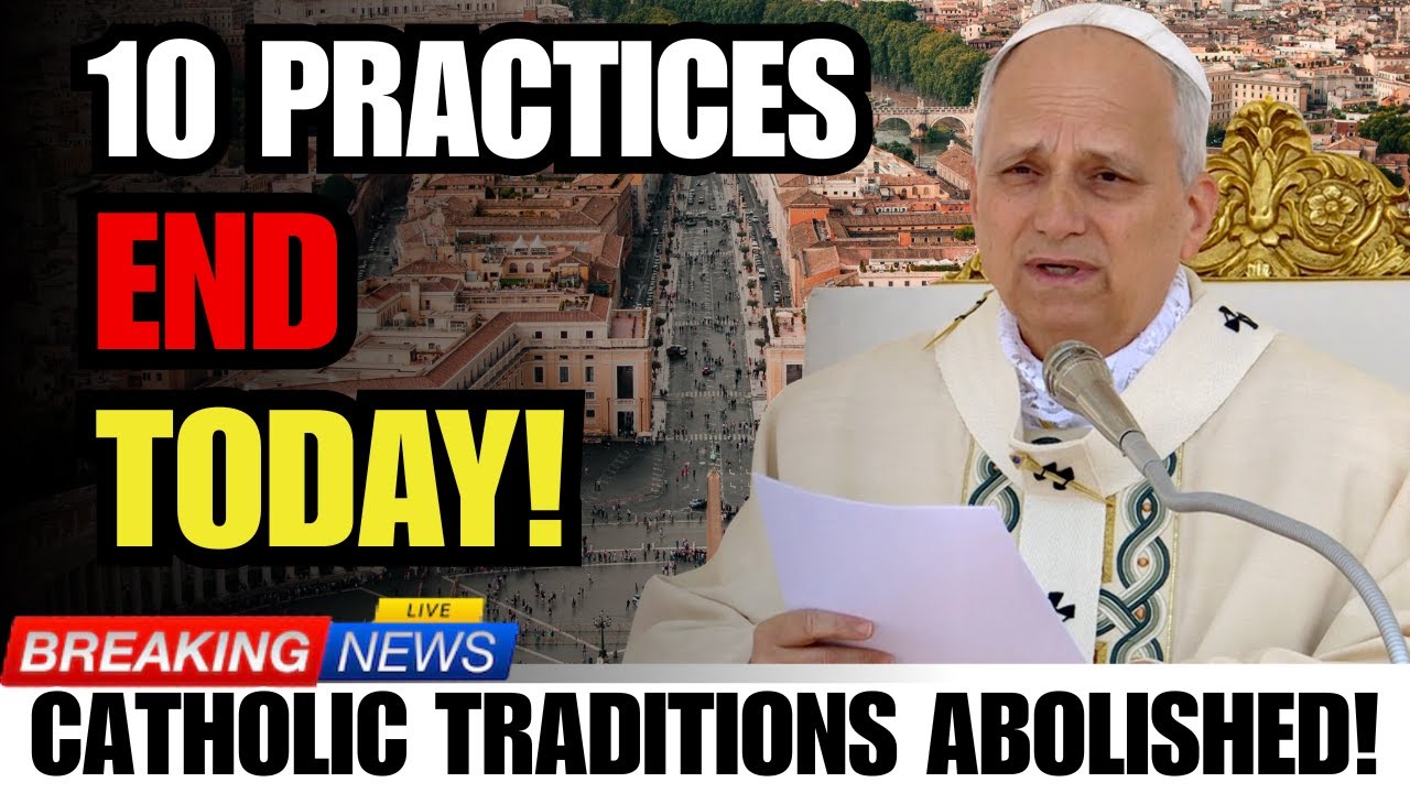 The 10 Things Pope Leo XIV Says Catholics MUST STOP Doing Immediately