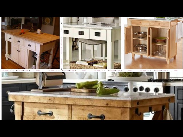 Mobile kitchen island/baby bottle storage : r/woodworking