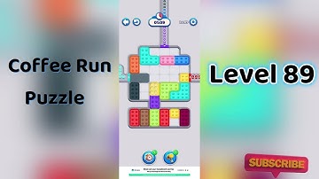 ☕ Coffee Run Puzzle Level 89 Walkthrough 🔍 | Coffee Run Level 89
