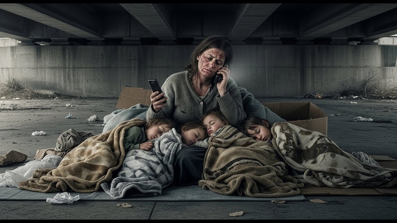 Demitida e sem teto, mãe abandonada 3 filhos dormia sob a ponte até a ligação que virou seu destino