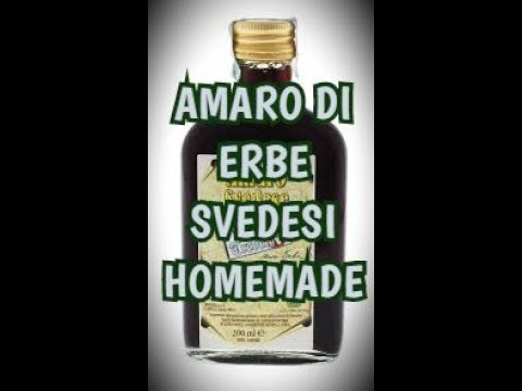 AMARO DI ERBE SVEDESI HOMEMADE