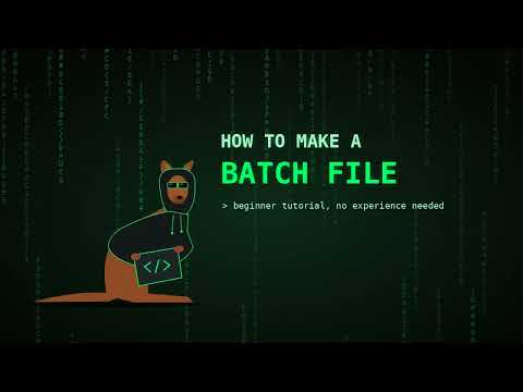 How to Make a Batch File (Beginner Tutorial) | CommandWithLive