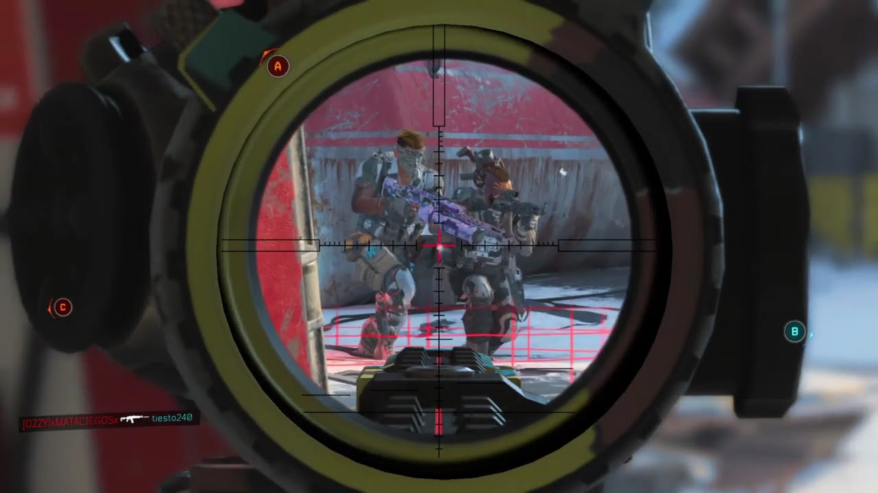 COLLATERAL  WITH NEW DLC LOCUS SNIPER DOUBLE KILL ONE SHOT ONE KILL