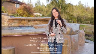 California Santa Cruz Mountains Resort For Sale | Bay Views | Just beyond Mtn. Madonna, $3,399,000